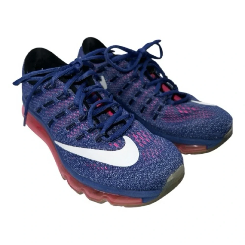 Nike AirMax Blue and Pink Athletic Shoes